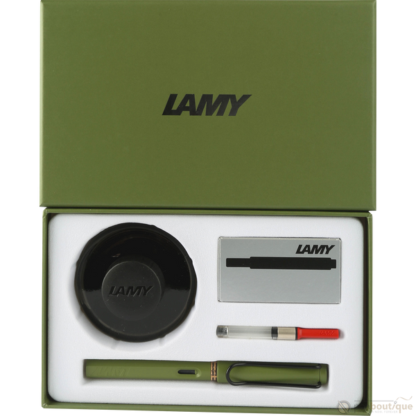 Green Lamy USA Lamy Fountain Pen Boxed Ink Cartridges Pack of 5