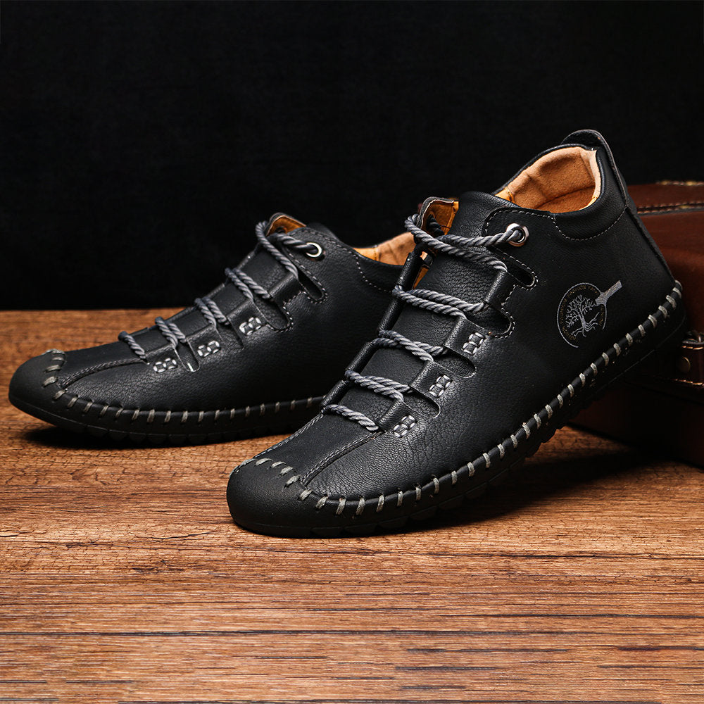 soft leather lace up shoes