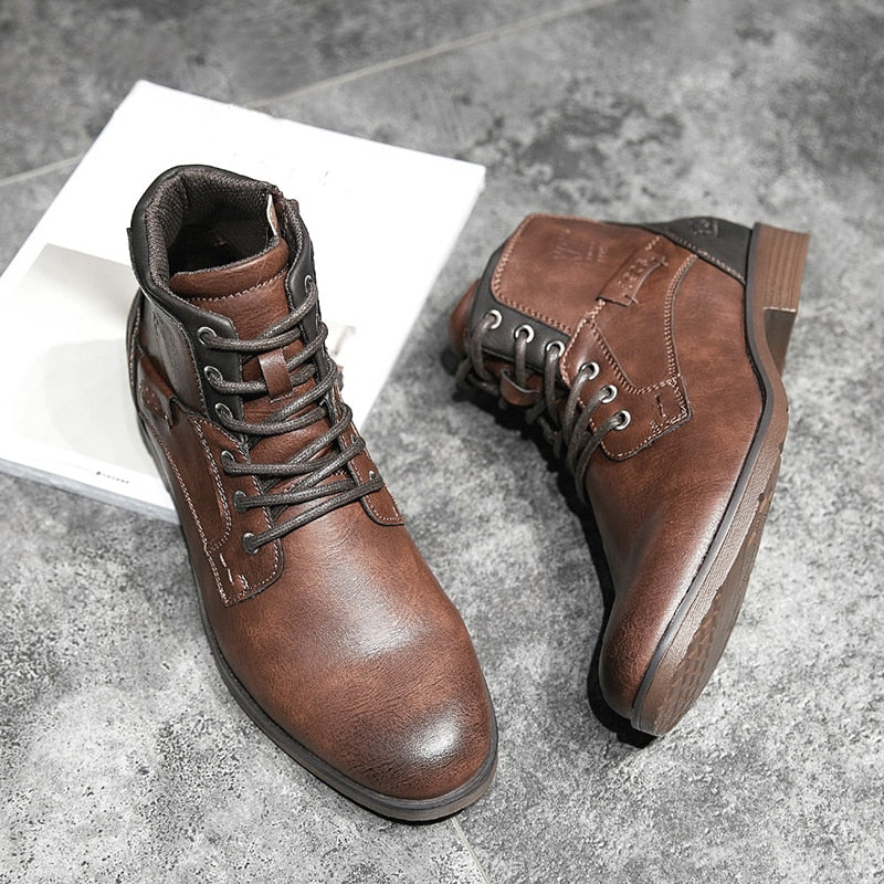 vintage ankle boots mens