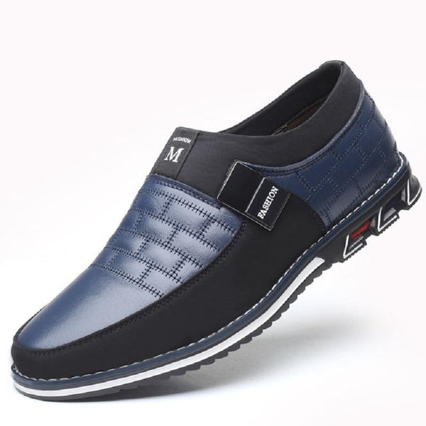 men's leather summer casual shoes