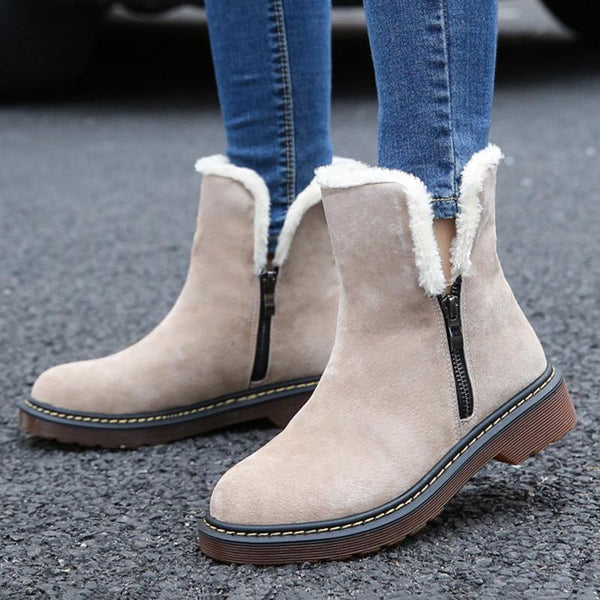 women's genuine leather ankle boots