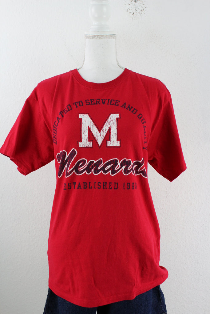Vintage Red T-Shirt (M) - ramanujanitsez