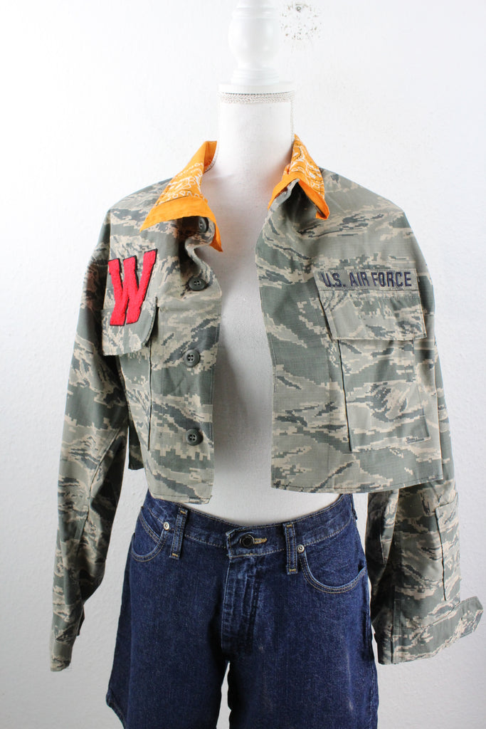 Vintage Bandana Military Jacket (S) - ramanujanitsez