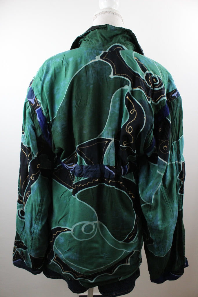 Vintage Green Jacket (L) - ramanujanitsez