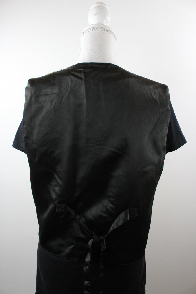 Vintage Sequins Vest (S) - ramanujanitsez