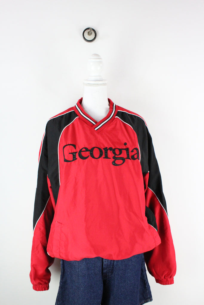 Vintage Georgia Windbreaker Sweatshirt (L) - ramanujanitsez
