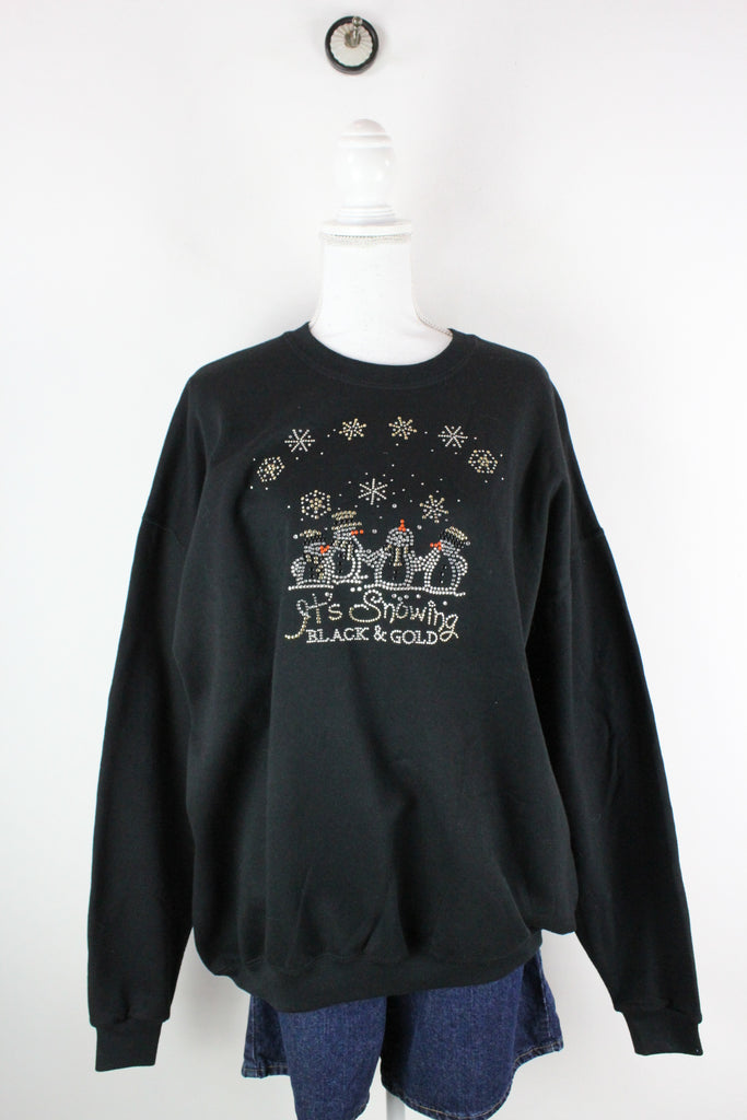 Vintage It's Snowing Sweatshirt (XL) - ramanujanitsez