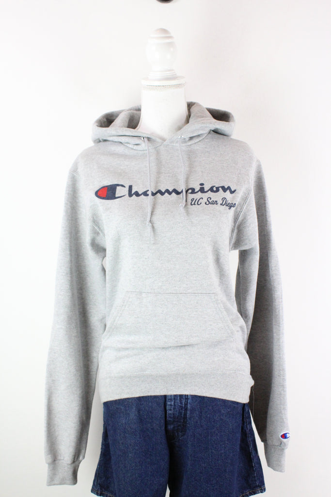 Vintage Grey Champion Hoodie (XS) - ramanujanitsez