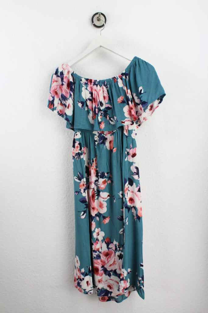 Vintage Floral Dress (S) - ramanujanitsez