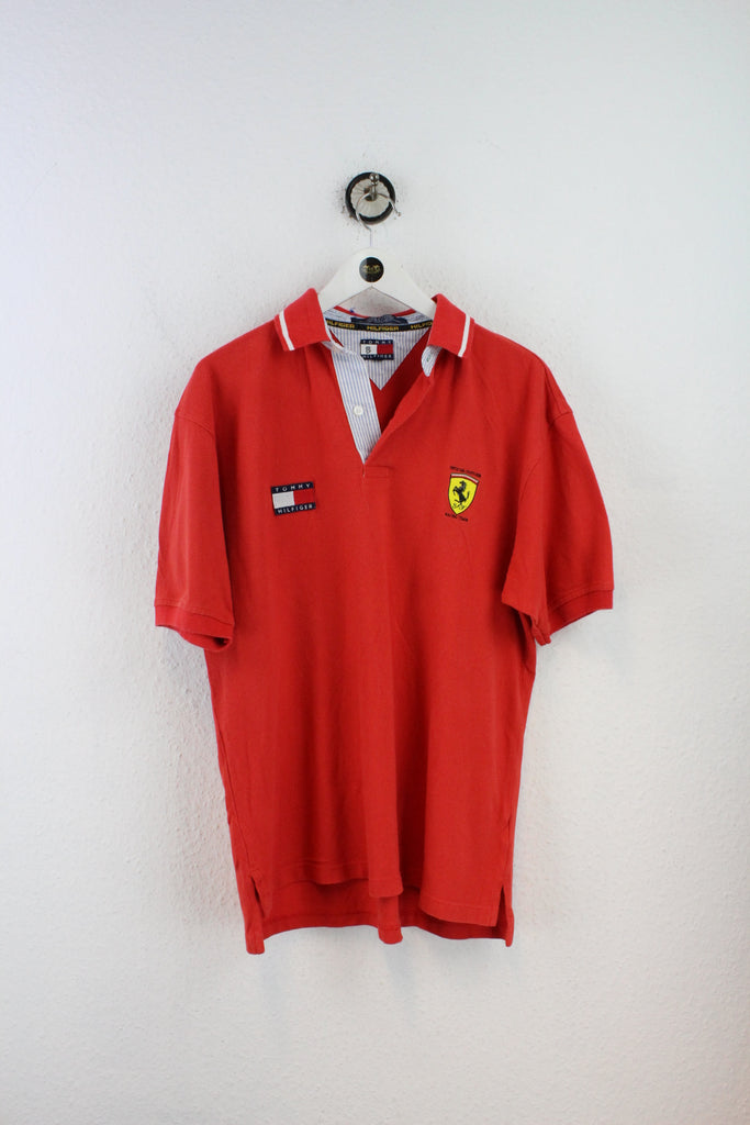 Vintage Tommy Hilfiger Ferrari Racing Polo Shirt (M) - ramanujanitsez