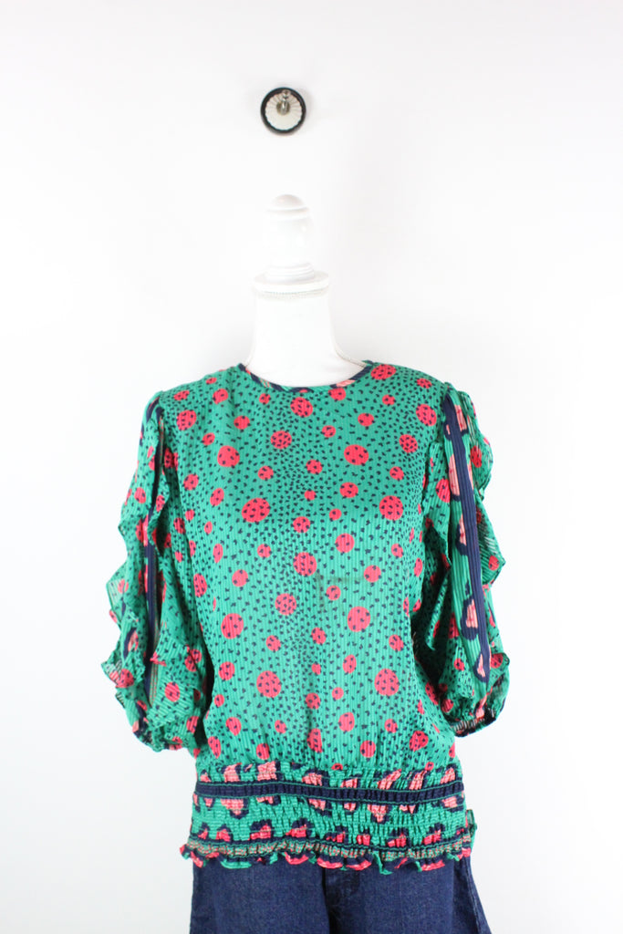 Vintage Mosaic Blouse (M) - ramanujanitsez