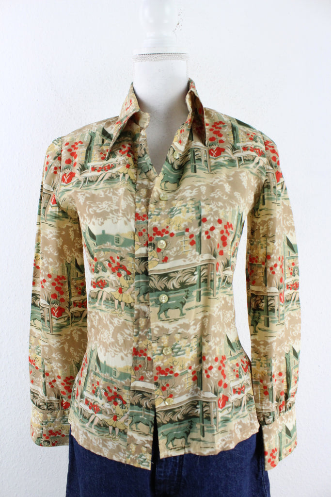 Vintage Apple Shirt (S) - ramanujanitsez