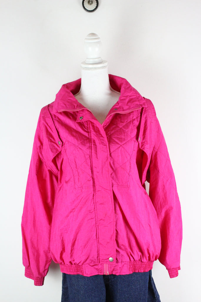 Vintage Pink Nylon Jacket (M) - ramanujanitsez