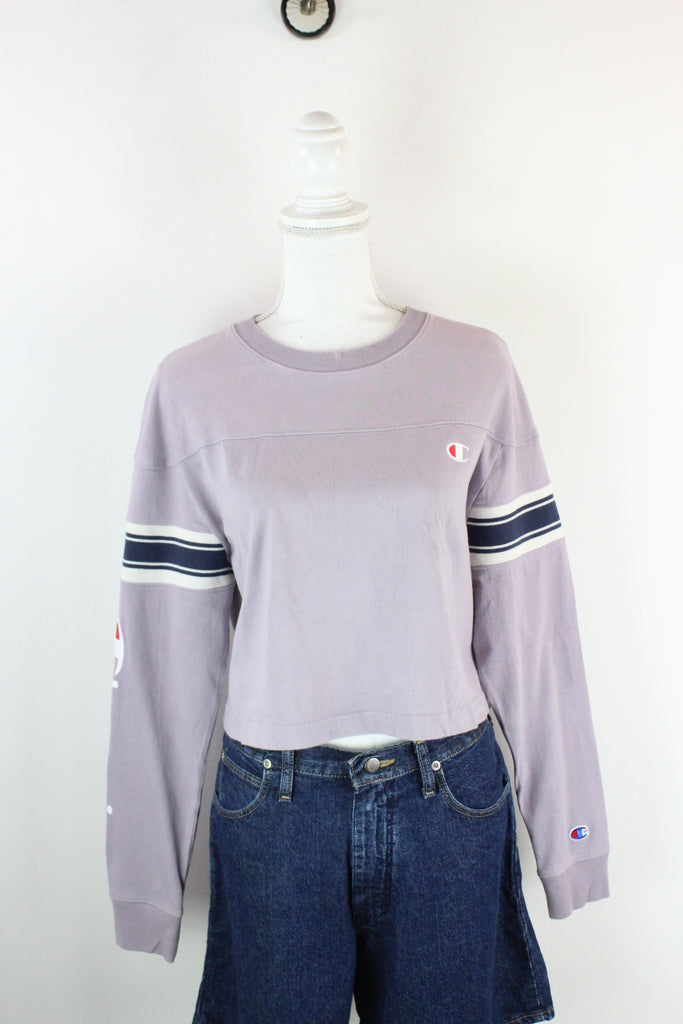 Vintage Champion Crop Long Sleeve (S) - ramanujanitsez