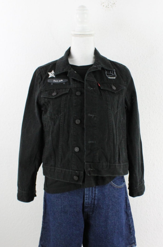 Vintage Black Levis Denim Jacket (M) - ramanujanitsez