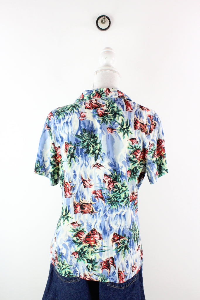 Vintage Notations Short Sleeve Shirt (L) - ramanujanitsez