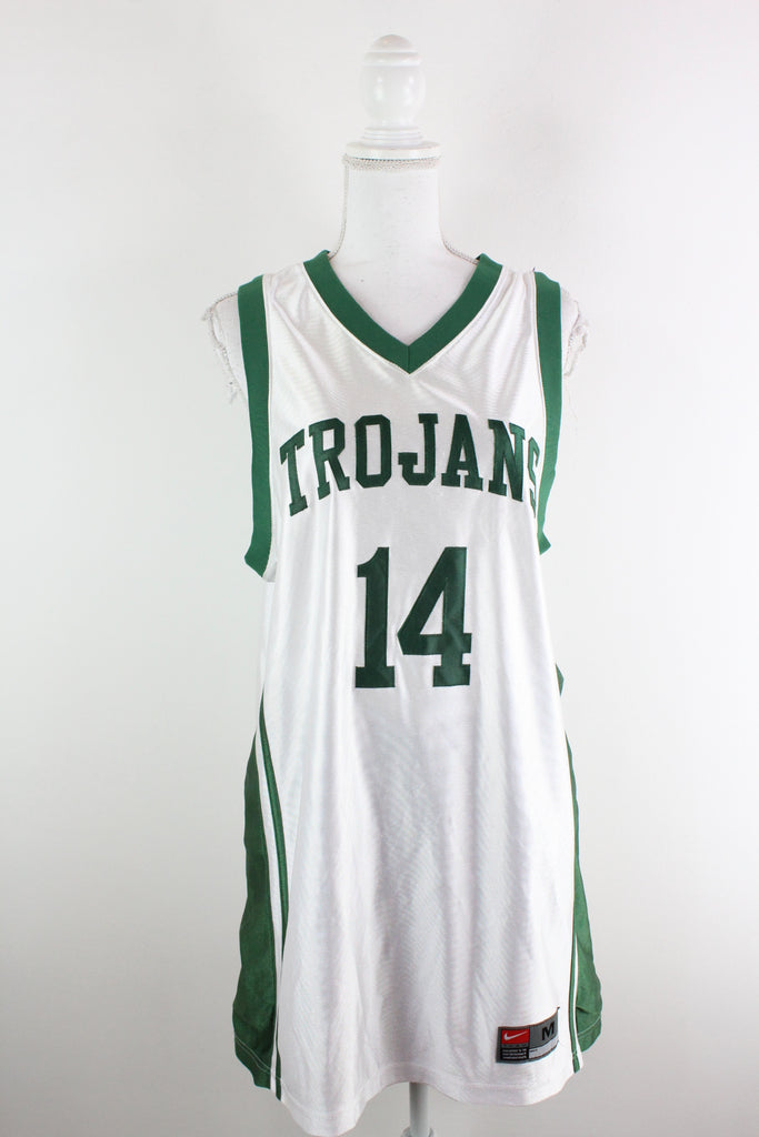 Vintage Nike Trojans Oversize Jersey (M) - ramanujanitsez
