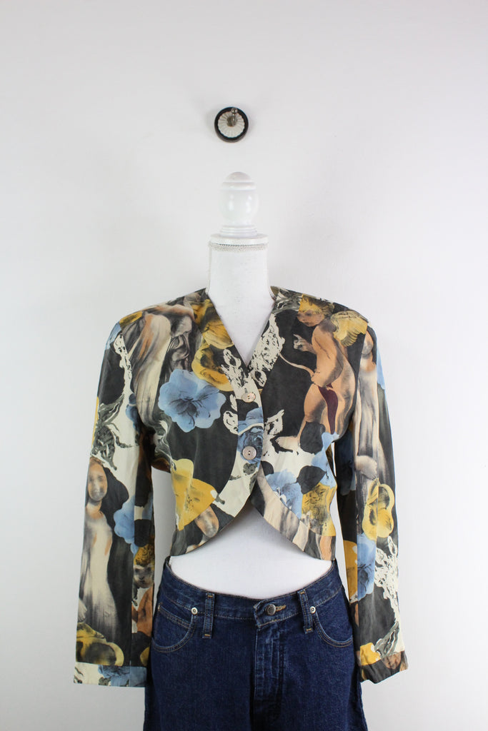 Vintage Betu Crop Blazer (M) - ramanujanitsez