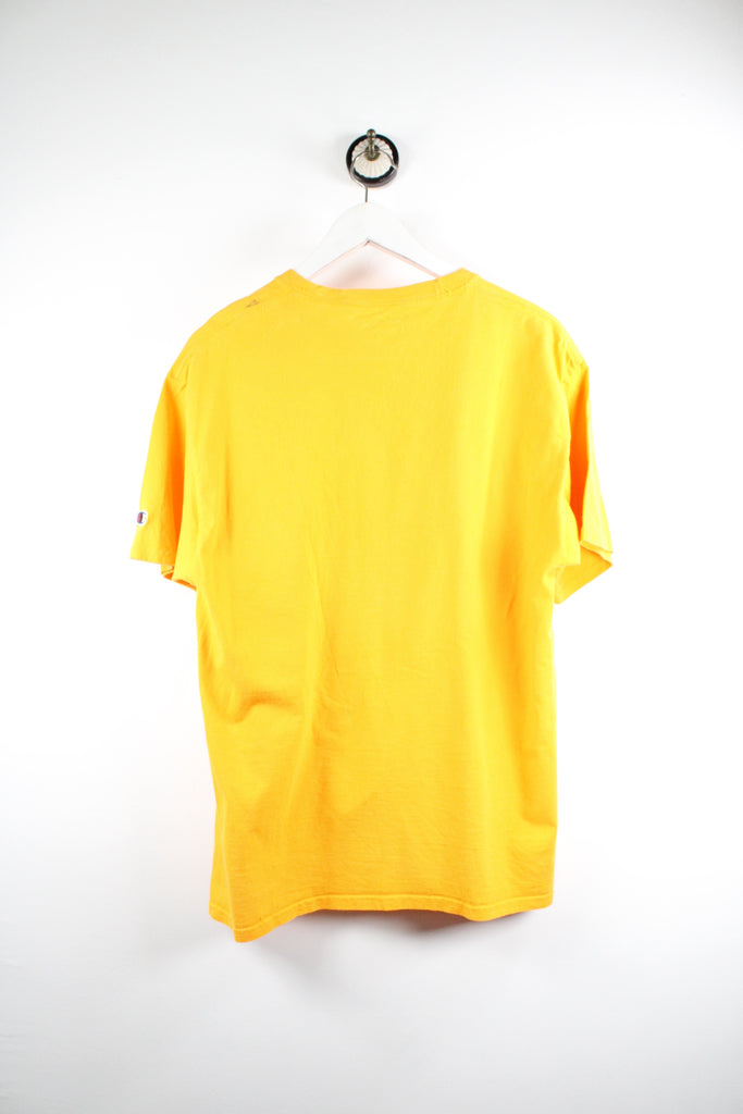 Vintage Yellow Champion T-Shirt (L) - ramanujanitsez