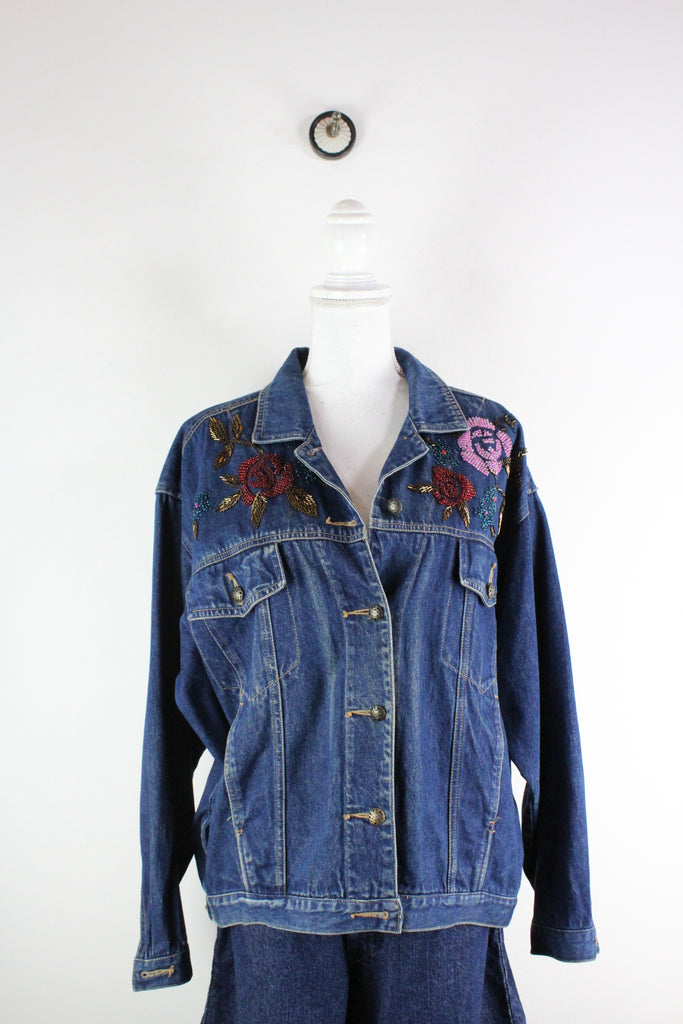 Vintage Carole Little Denim Jacket (S) - ramanujanitsez
