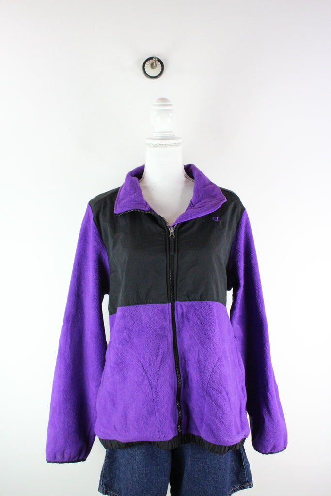 Vintage Champion Fleece Jacket (XL) - ramanujanitsez