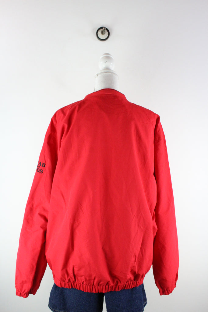 Vintage Red Windbreaker Sweatshirt (M) - ramanujanitsez