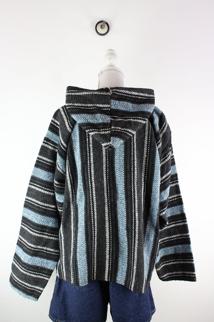 Vintage Blue Stripe Pullover (L) - ramanujanitsez
