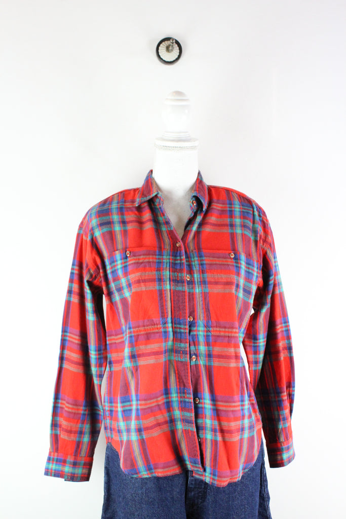 Vintage Checkered Shirt (S) - ramanujanitsez
