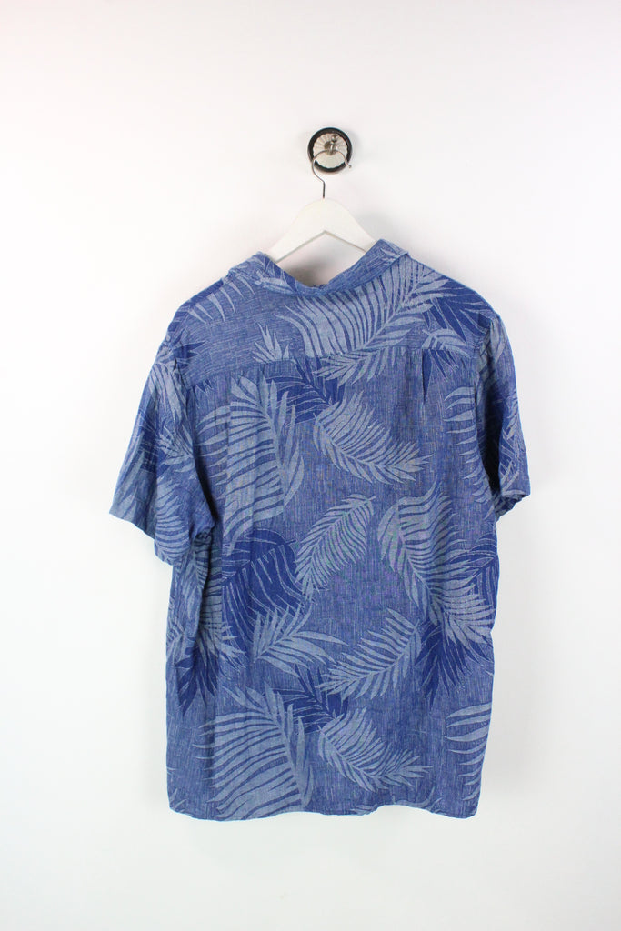 Vintage Blue Plant Hawaii Shirt (XL) - ramanujanitsez