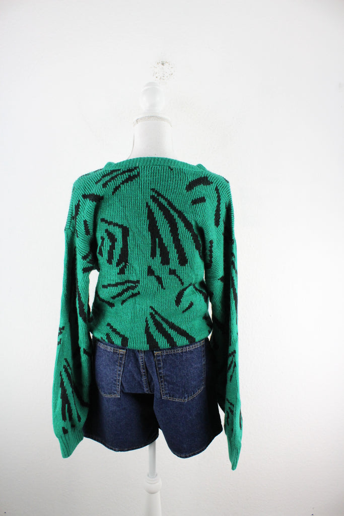 Vintage Green Sweatshirt (S) - ramanujanitsez Online