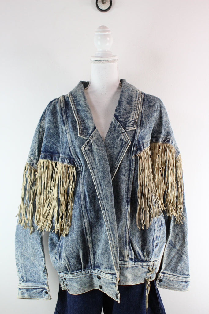 Vintage East West Denim Jacket (L) - ramanujanitsez