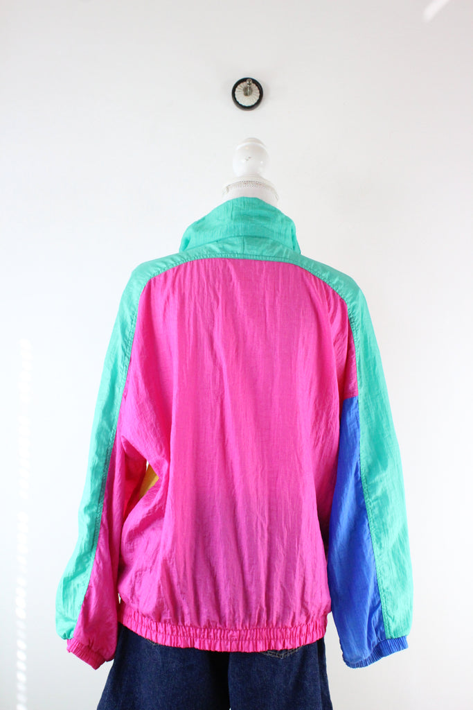 Vintage Colourful Nylon Jacket (M) - ramanujanitsez