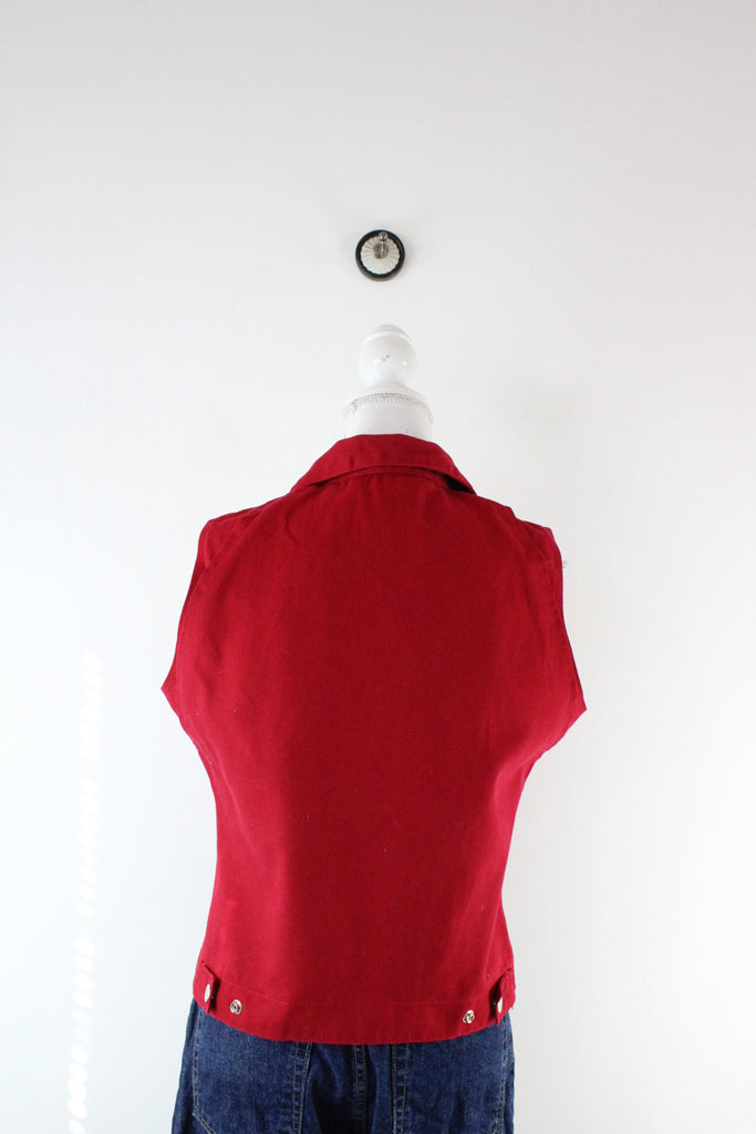 Vintage Red Vest (S) - ramanujanitsez