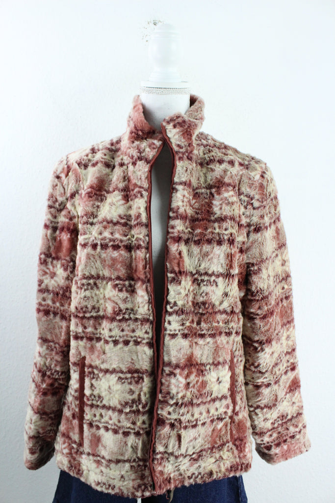 Vintage Fuzzy Jacket (L) - ramanujanitsez Online