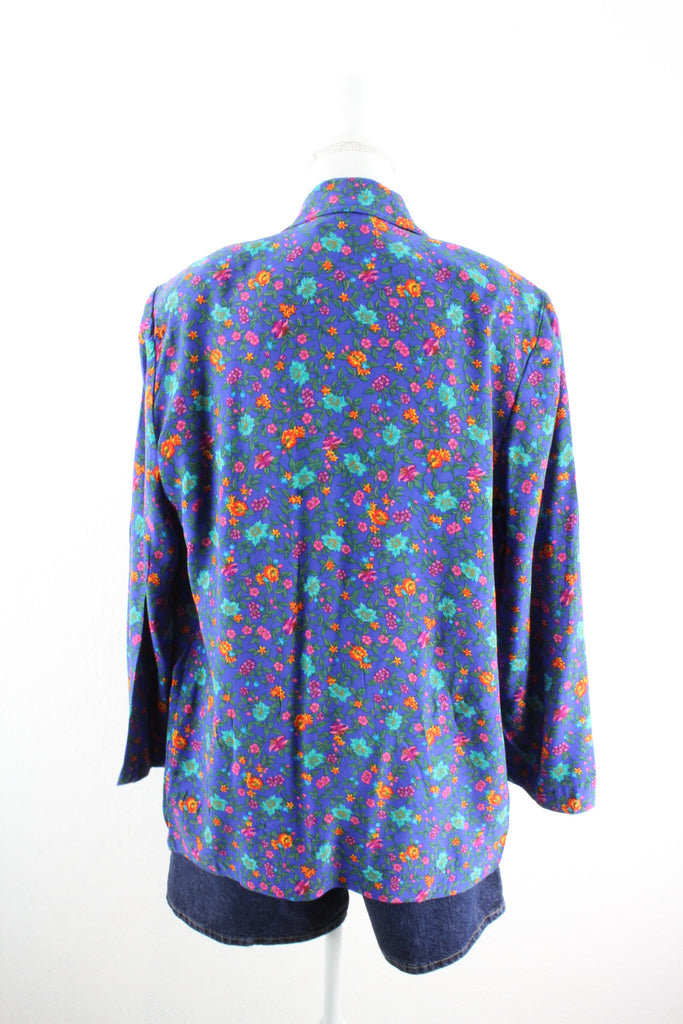 Vintage Floral Blazer (M) - ramanujanitsez Online