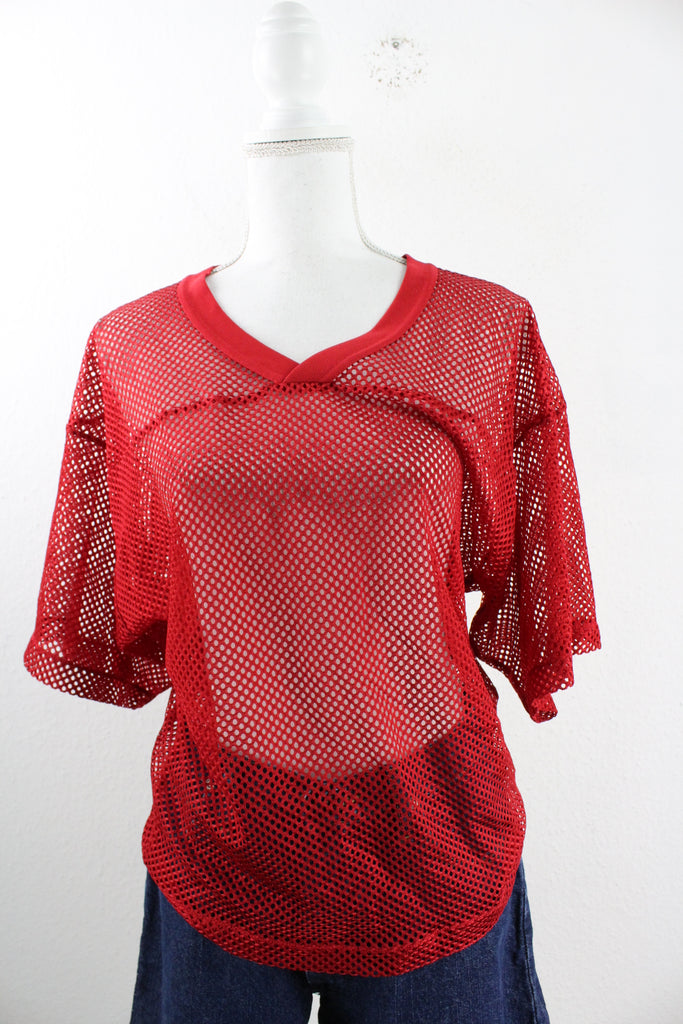 Vintage Red Jersey (S-M) - ramanujanitsez Online