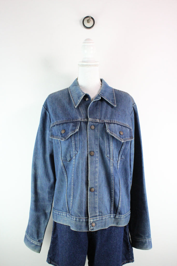 Vintage Blue Denim Jacket (L) - ramanujanitsez