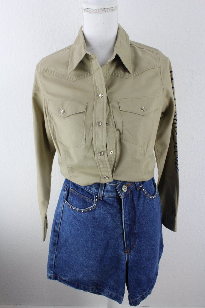 Vintage Beige Dickies Shirt (XS) ramanujanitsez 
