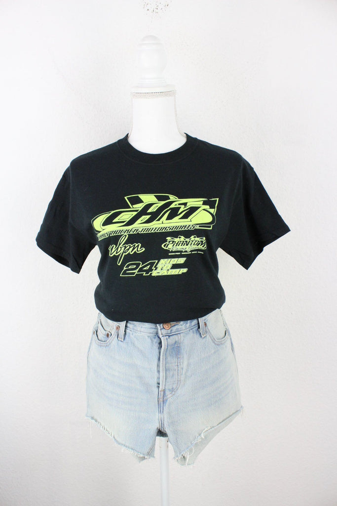 Vintage Black Motorsports T-Shirt (S) ramanujanitsez 