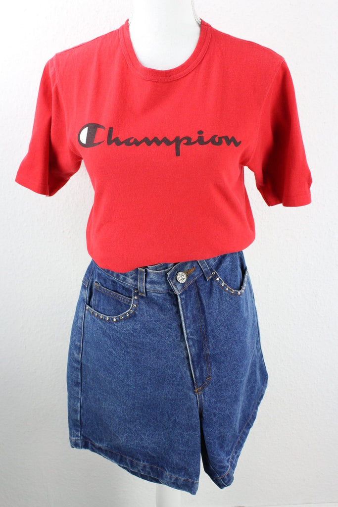 Vintage Champion Red Basic T-Shirt (XS) ramanujanitsez 