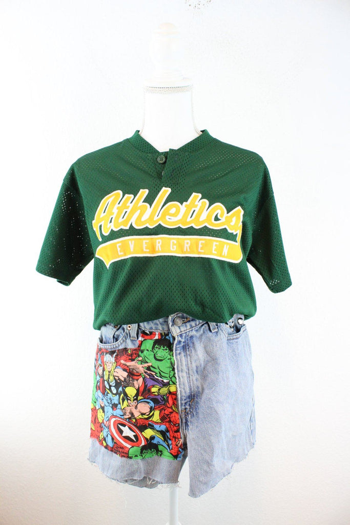 Vintage Evergreen Baseball Jersey (L) ramanujanitsez 