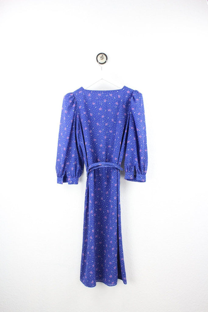 Vintage Flower Dots Dress (S) - ramanujanitsez