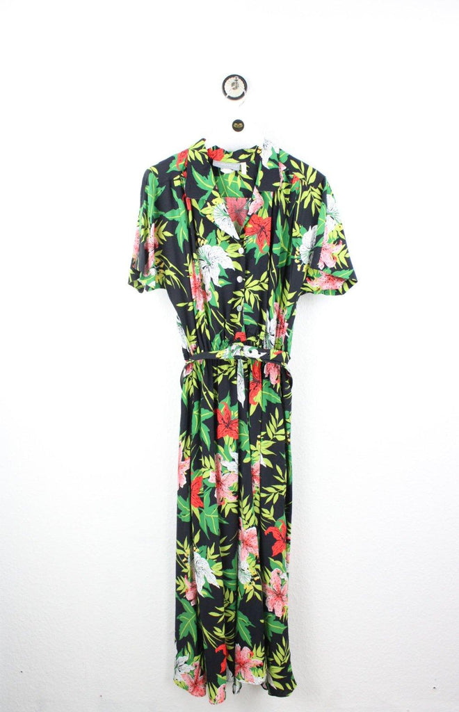 Vintage Jungle Dress (L) - ramanujanitsez