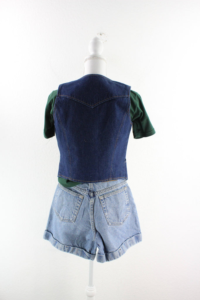 Vintage Larry Mohan Denim Vest (M) ramanujanitsez 