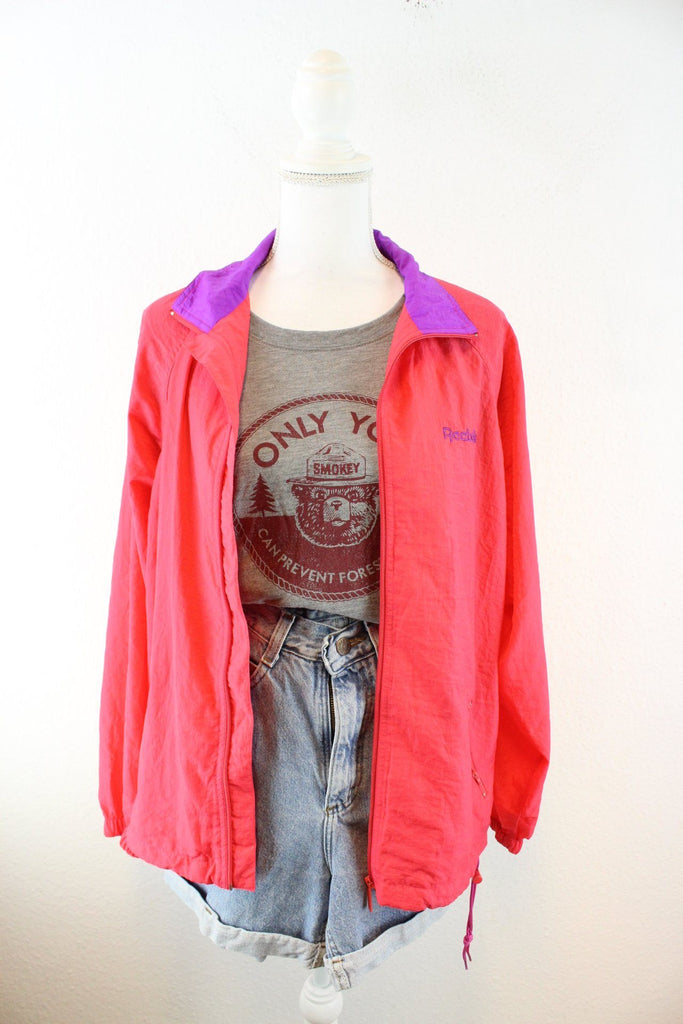 Vintage Pink Reebok Nylon Jacket (M) ramanujanitsez 