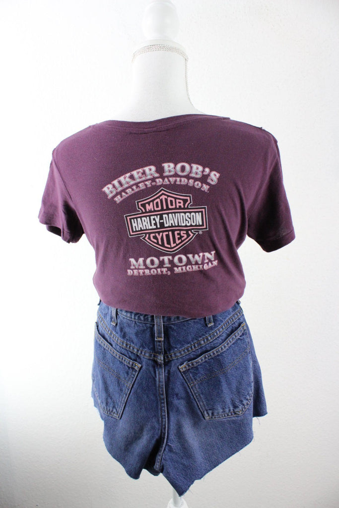 Vintage Purple Harley Davidson T-Shirt (S) ramanujanitsez 