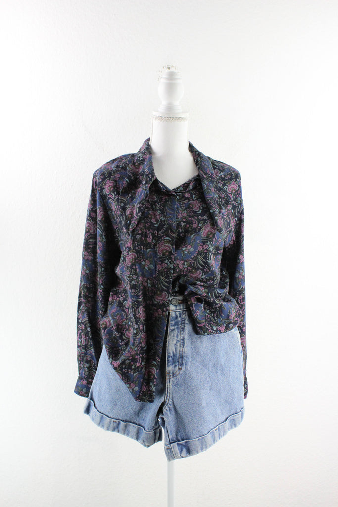 Vintage Purple Pendleton Blouse (10) ramanujanitsez 