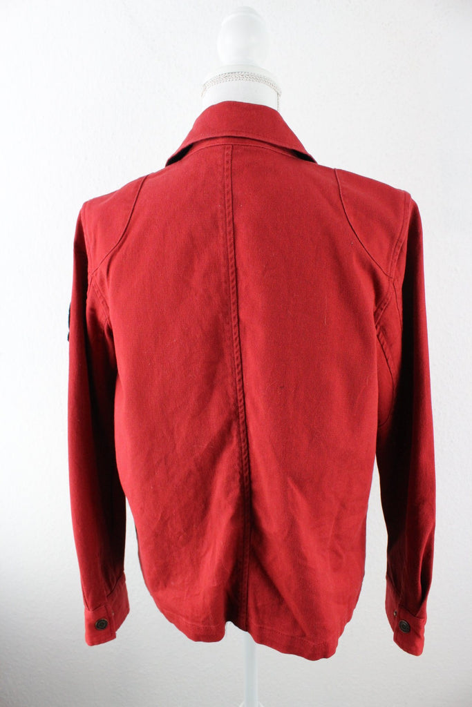 Vintage Ralph Lauren Red Denim Jeans Jacket (M) ramanujanitsez 