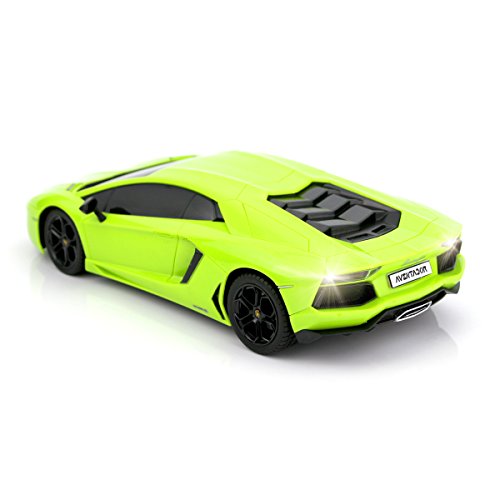 green lamborghini toy car