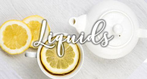 liquids lemon water